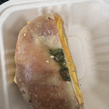 Luca Bagel - Sausage egg and cheese on Serrano cheddar bagel - Bagels Near Me - Kansas City, Missouri Luca Bagel - Sausage egg and cheese on Serrano cheddar bagel - Bagels Near Me - Kansas City, Missouri