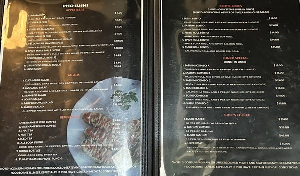 Menu photo 3 Pho & Japanese Sushi Tulsa, OK Menu photo 3 Pho & Japanese Sushi Tulsa, OK