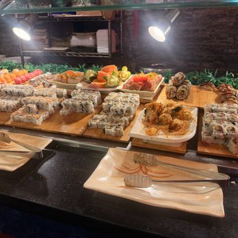 Asian Buffet - They have very tasty and fresh sushi too! Part of the buffet! - Buffets Near Me - Wesley Chapel, Florida