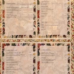 Trattoria Gabriello - Menu posted outside