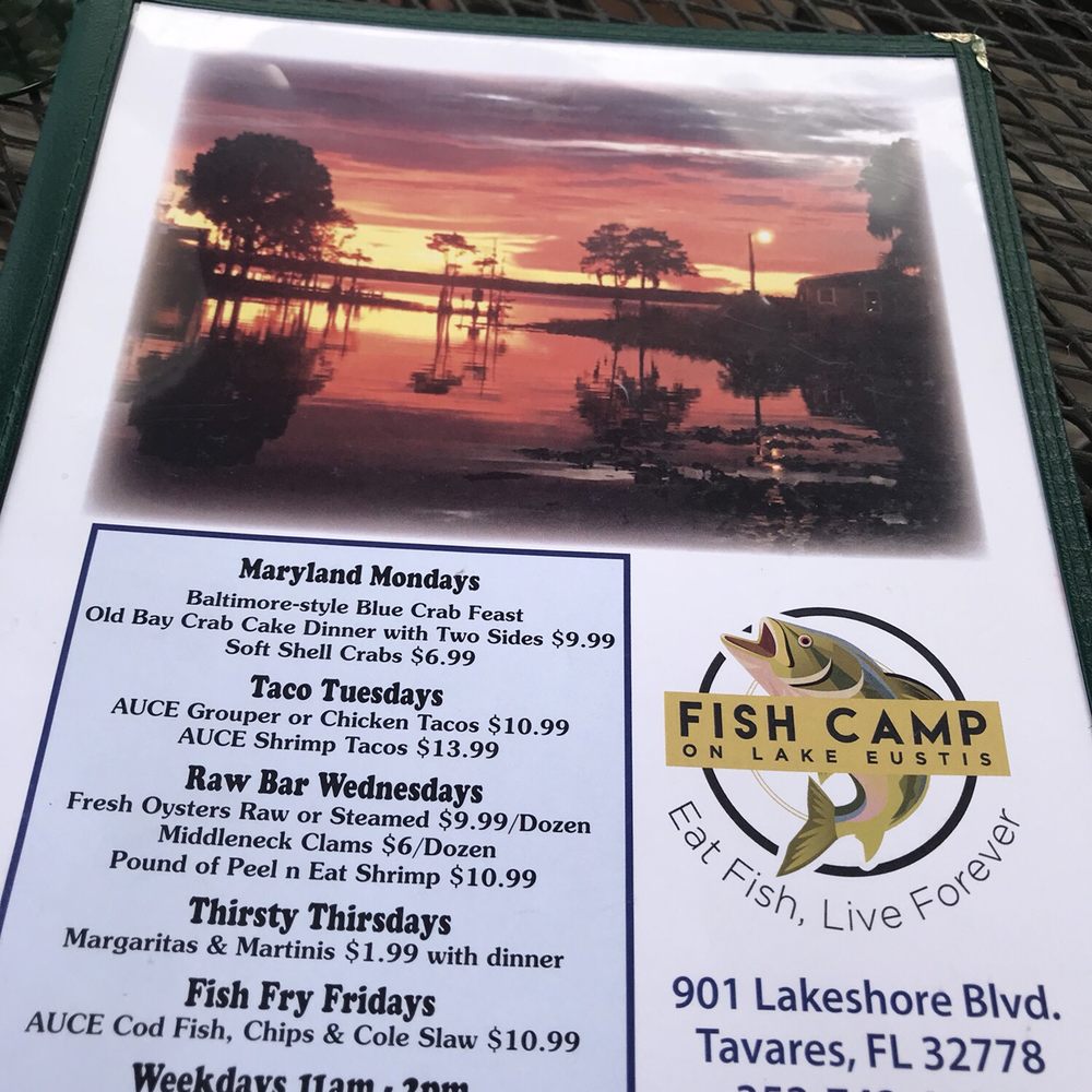 Fish Camp On Lake Eustis - Seafood Near Me - Tavares, Florida
