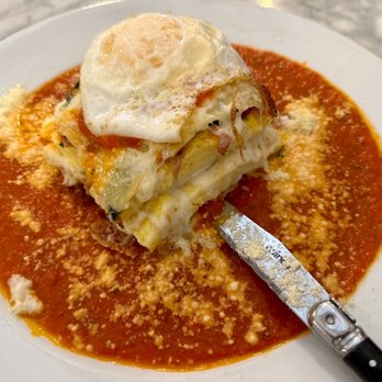 Immigrant Son Caffe - Breakfast Lasagna close up - New American Near Me - Ventura, California Immigrant Son Caffe - Breakfast Lasagna close up - New American Near Me - Ventura, California