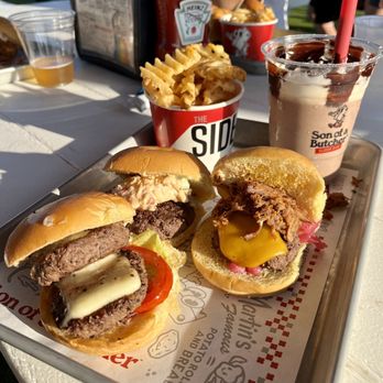 Son of a Butcher - All-American, The Cowboy, Burnt Ends Wagyu, Crispy Waffle Fries - Desserts Near Me - Grapevine, Texas Son of a Butcher - All-American, The Cowboy, Burnt Ends Wagyu, Crispy Waffle Fries - Desserts Near Me - Grapevine, Texas