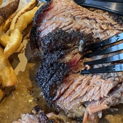 Good bark on the brisket