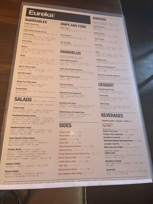 Menu photo 4 Eureka! Claremont, CA