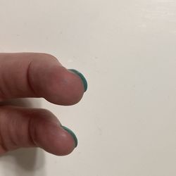 Allure Nails & Spa - Dip residue left on skin