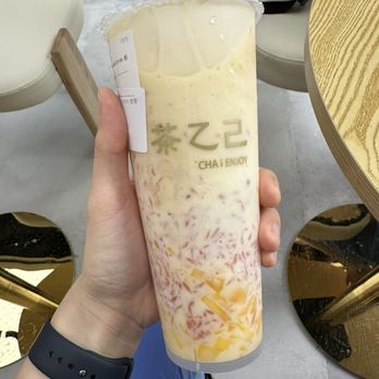 Cha I Enjoy - Pomelo mango sago drink - Bubble Tea Near Me - St. Louis, Missouri