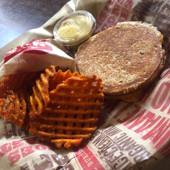 Epic Burger - Sweet potato fries & grilled cheese with a pickle - Burgers Near Me - Chicago, Illinois Epic Burger - Sweet potato fries & grilled cheese with a pickle - Burgers Near Me - Chicago, Illinois