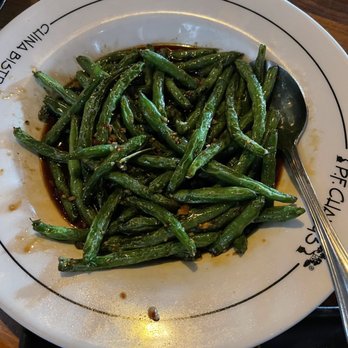 P.F. Chang's - Gluten free garlic green beans. (Special order, not on menu, but ah-mazing) - Chinese Near Me - Schaumburg, Illinois P.F. Chang's - Gluten free garlic green beans. (Special order, not on menu, but ah-mazing) - Chinese Near Me - Schaumburg, Illinois