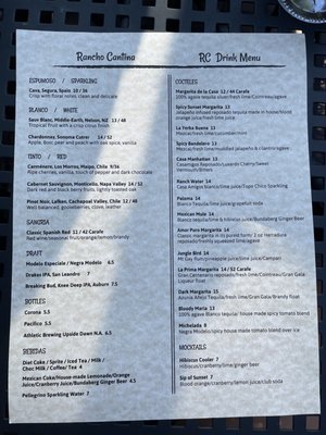 Menu photo 7 Rancho Cantina Lafayette, CA