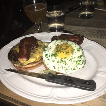 Au Cheval - Single with bacon and egg - Bars Near Me - Chicago, Illinois Au Cheval - Single with bacon and egg - Bars Near Me - Chicago, Illinois