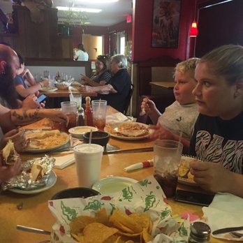 Los Aztecas - a group of people eating at a restaurant - Mexican Near Me - Claremore, Oklahoma