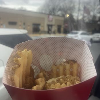 Chick-fil-A - That's their version of Large fries and the fries weren't warm either - Fast Food Near Me - Homewood, Alabama