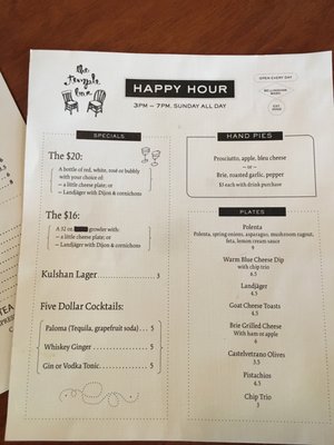 Menu photo 5 The Temple Bar Bellingham, WA