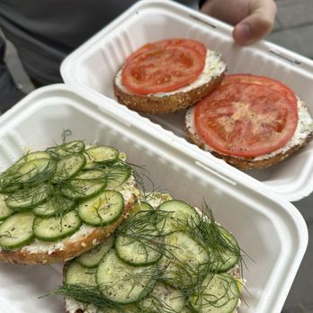Apollo Bagels - Whitefish Salad and Tomato Bagel - Bagels Near Me - New York, New York