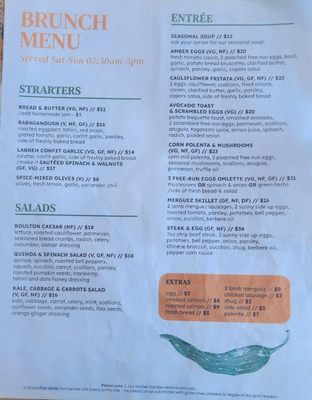 Menu photo 1 Amber Kitchen and Coffee Toronto, ON Menu photo 1 Amber Kitchen and Coffee Toronto, ON