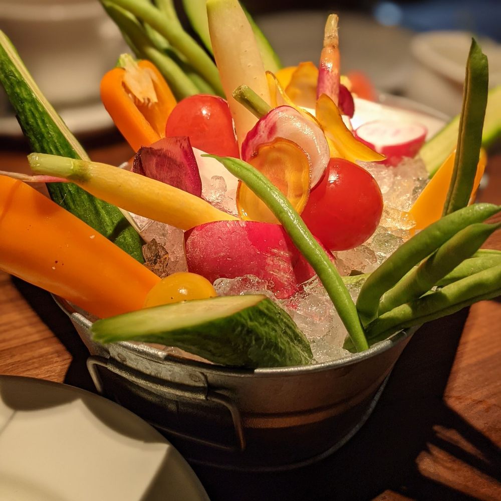 Corinne Austin - Crudite for the Avocado Hummus - New American Near Me - Austin, Texas Corinne Austin - Crudite for the Avocado Hummus - New American Near Me - Austin, Texas