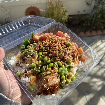 Poke Oahu - 3 Scoop Plate - Poke Near Me - Simi Valley, California