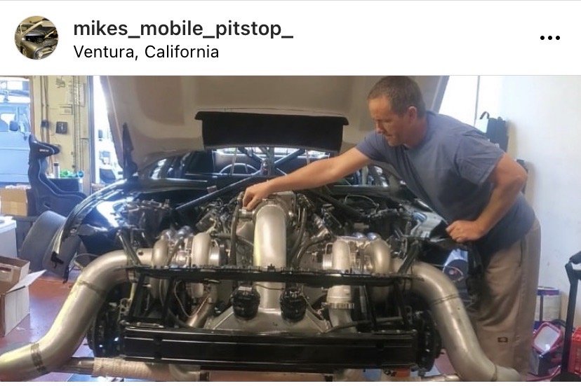 Slide of Mikes Mobile Pit stop