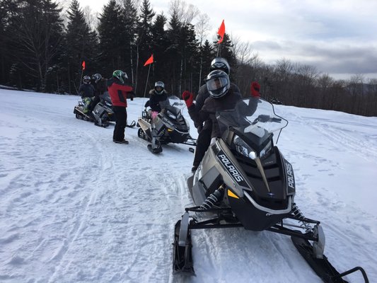 Snowmobile Vermont - Killington•Okemo Mountain Tour by null