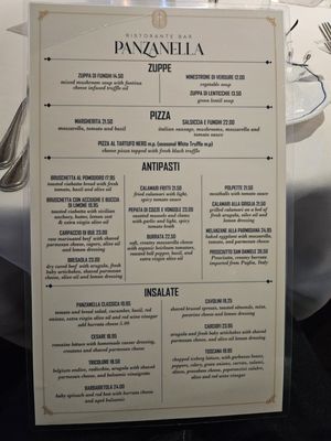 Menu photo 2 Panzanella Ristorante Sherman Oaks, CA Menu photo 2 Panzanella Ristorante Sherman Oaks, CA