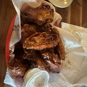 Barrel 17 - This was an appetizer. Teriyaki Wings. Soooo good. - New American Near Me - Virginia Beach, Virginia
