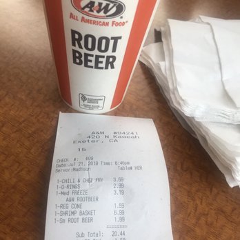 A&W Restaurant - Fast Food Near Me - Exeter, California A&W Restaurant - Fast Food Near Me - Exeter, California