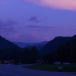 Lazy Daze Campground - Dusk at Lazy Daze