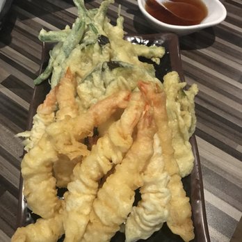 Sakana Grill - Shrimp and Veggie (eggplant & string bean) Tempura - Japanese Near Me - Honolulu, Hawaii Sakana Grill - Shrimp and Veggie (eggplant & string bean) Tempura - Japanese Near Me - Honolulu, Hawaii