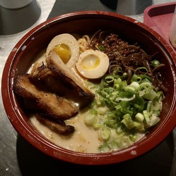 Saku Ramen - Tonkotsu Ramen with one hard boiled egg - Ramen Near Me - Riverside, California