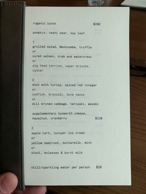 Menu photo 2 Roganic Hong Kong, HK
