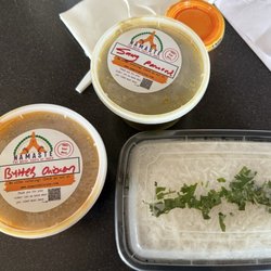 Teriyaki Avenue - Saag Panner and Butter Chicken and Basmati Ricw