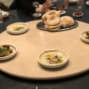 Safta - Lazy Susan of hummus - Middle Eastern Near Me - Denver, Colorado Safta - Lazy Susan of hummus - Middle Eastern Near Me - Denver, Colorado
