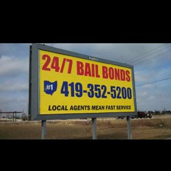 24/7 Bail Bonds - Ohio Billboard
