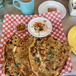 Tawa Paratha with Bombay Chai