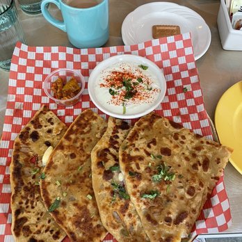 Bandra Cafe - Tawa Paratha with Bombay Chai - Indian Near Me - Surrey, British Columbia