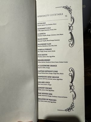 Menu photo 6 Bitter End Pittsburgh, PA