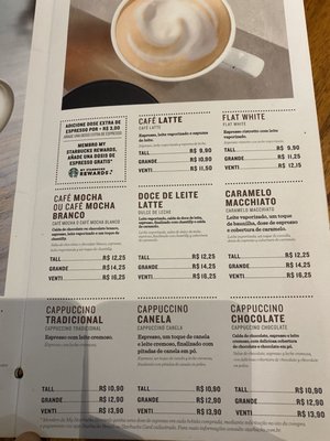 Menu photo 3 Starbucks Florianopolis, SC
