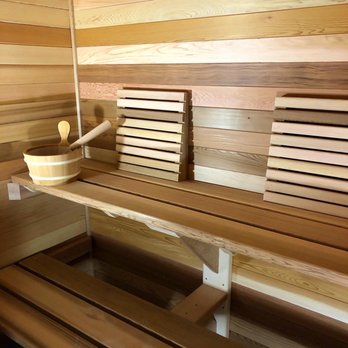 Superior Sauna and Steam - A view of my nearly completed 4x6 Cedar sauna. - Hot Tub & Pool Near Me - Ashland, Wisconsin