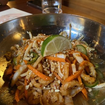 Insa - Fried squid salad - Korean Near Me - Brooklyn, New York