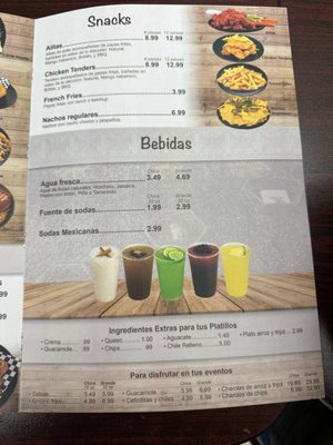 Menu photo 1 Las Espuelas Dinuba, CA Menu photo 1 Las Espuelas Dinuba, CA