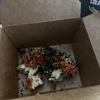 Town Center Cold Pressed - Ghent - Lox bagel : ) Yummy! - Coffee & Tea Near Me - Norfolk, Virginia