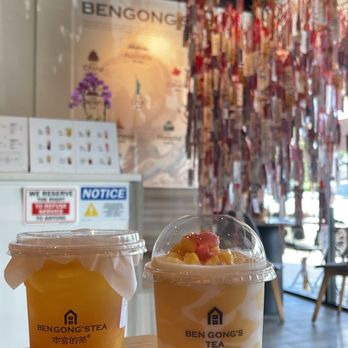 BenGong's Tea - Arcadia - Orange jasmine and mango Pamelo sago - Bubble Tea Near Me - Arcadia, California BenGong's Tea - Arcadia - Orange jasmine and mango Pamelo sago - Bubble Tea Near Me - Arcadia, California