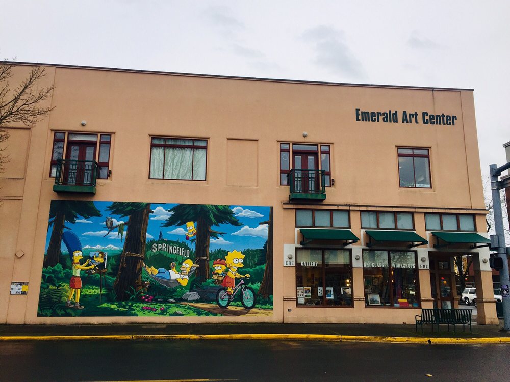 THE SIMPSONS MURAL - 56 Photos - 500 Main St, Springfield, OR - Yelp
