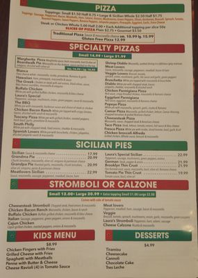 Menu photo 3 Laura's 2 Pizzeria Tylersport, PA Menu photo 3 Laura's 2 Pizzeria Tylersport, PA
