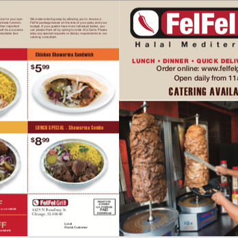 FelFel Grill - Caterers Near Me