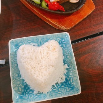 Bananas Thai Cuisine - Heart shaped rice - Thai Near Me - Houston, Texas