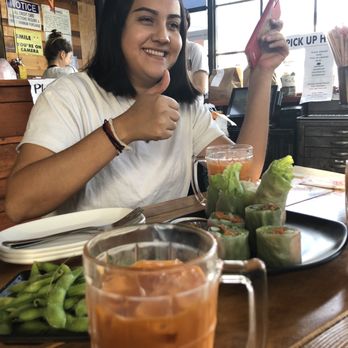 It's Pho - My friend is excited for her food! - Vietnamese Near Me - Los Angeles, California It's Pho - My friend is excited for her food! - Vietnamese Near Me - Los Angeles, California