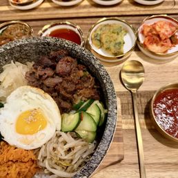 Hot Stone Bibimbap Hot Stone Bibimbap