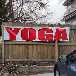 Flower of Life Yoga and Wellness Center - You can see the sign from the main intersection!